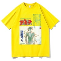 Джпкджанеме Акира Шима Тецуо мърч тениска готина манга графика винтидж тениска човек Хип - хоп Черно улично облекло Мъже Жени ежедневни тениски