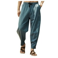 Мъжки панталони Fragarn Мъжки небрежни и удобни панталони панталони памучни панталони с теглене