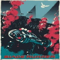 100 -годишнина на Warner: Изкуство на 100 -ти - плакат за стена на Blade Runner, 22.375 34