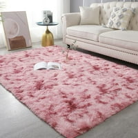 5.3x7. Крака розово лилаво модерна зона килими за спалня хол ултра меки пухкави килими килими за момичета момчета деца стая рошави пухкави килими