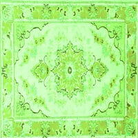 Агли Компания Вътрешен Правоъгълник Персийски Зелени Традиционни Килими Площ, 8 '12'