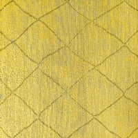 Агли Компания Вътрешен Правоъгълник Ориенталско Жълто Индустриална Зона Килими, 8 '12'