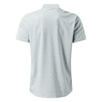 Мъжка поло риза летни тоалети случайни цип нагоре риза с къс ръкав За Мъже върхове