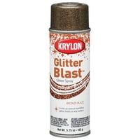 Krylon Glitter Blits Blitter Spray Paint, 5. Oz., Bronze Blaze Spray