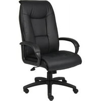 BOSS Executive Leather Plus Стол W Подплатена ръка и наклон на коляното