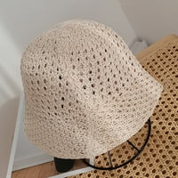 Слънчева шапка плътно цвят дишаща млечна фибри тъкан плетен кофа шапка за жени