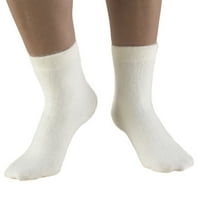 Затоплящи Чорапи, Естествени Ангорски Влакна, Бели, Х-Големи