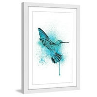 Hummingbird Blue Print Print Print
