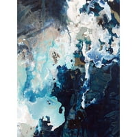 Тейлър, Кари Черно модерно рамкиране на музея Арт печат, озаглавен - Дълбоко синя басейна реколта
