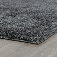 Преходна зона килим шаг дебел плътен цвят Сив вътрешен бегач лесен за почистване