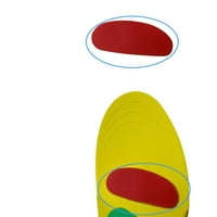 Поддръжка на висока арка за вложки за спортни обувки, плантарен фасциит, ортотични вложки, комфорт и усвояване на удари за плоски крака - син, S S