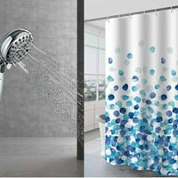 Завеса за душ, водоустойчив дизайн и полиестер, бързо изсушаване, претеглена подгъва, душ завеси за баня, трайна и миеща се