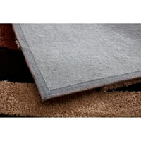 Aria Collection Мека купчина ръчна ръчна извратена килим за шапка