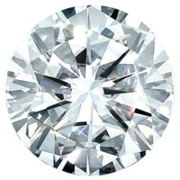 J k цвят кръгло диамантено изрязване