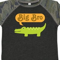 Inktastic Big Bro Alligator Boys Съобщение за подарък Момче за малко дете или малко дете