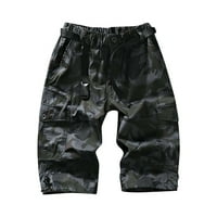 Sngxgn Мъжки летни панталони Мъжки щанкер панталон, прикрит камо лов панталон камуфлаж 2xl