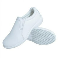 Истински хватки дамски устойчив на плъзгане при небрежни обувки - бял - размер 8.5