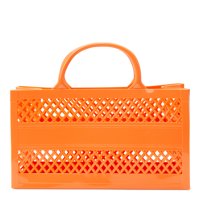 Без граници Дамски желе мини пазарска чанта оранжево