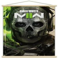 Call of Duty: Modern Warfare - Ключов плакат за стена на изкуството с магнитна рамка, 22.375 34