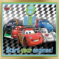 Disney Pixar Cars - Международни състезатели Стенски плакат, 14.725 22.375