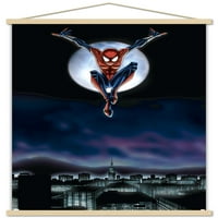 Marvel Comics - Girl Spider - Плакат за паяк # Стенна с дървена магнитна рамка, 22.375 34