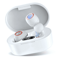 U Безжични слушалки Bluetooth 5. Спортни слушалки Премиум звук Качество за зареждане на звука Цифров светодиоден дисплей слушалки Вградени MIC слушалки за ZTE Blade Pro 5G