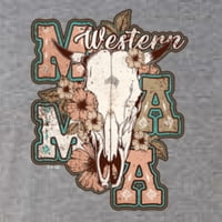 Wild Bobby Western Ma Steer Pink and Grey затруднени поп култура Men Premium Tri Blend Tee, Premium Heather, Small