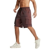 SDJMA CASUAL SPORT SHORTS Мъжки много джоба на работното облекло, свободни годни за джогинг атлетични пет панталони