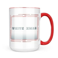 Neonblond White Xmas Snow Ball Winter Time Mug Gift For Coffee Lea Lovers