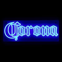 Нортлайт 17 синя светодиодна осветена корона лого неон стил стена знак