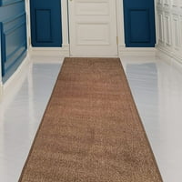 Потребителски размер бегач килим твърди дизайн мока цвят или широк Изберете си дължина нехлъзгава каучук подкрепа стълбищни бегач