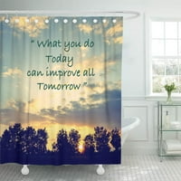 Вдъхновение Това, което правите днес, може да подобри цялата завеса за душ баня за баня за баня