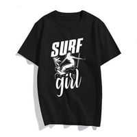 Сърф момиче сърфиране сърфисти сърфисти за сърф тениска
