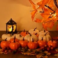 Artiflr изкуствени тикви и кратуни, разнообразни реалистични есенни плодове за DIY Craft Centersiving Centerpieces