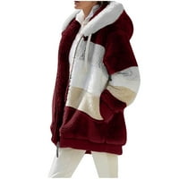 Леки тренкови палта за жени Зимни екстремни студено време изхранват сгъстяване на пухкави топлинни якета надолу