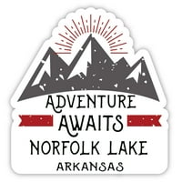 Norfolk Lake Arkansas Souvenir Vinyl Decal Sticker Adventure очаква дизайн