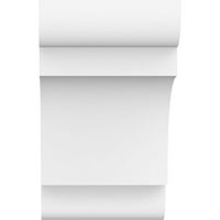 Ekena Millwork 6 W 10 H 12 L Стандарт Нов Брайтън Архитектурен клас PVC Rafter опашка