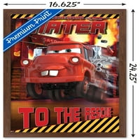 Disney Pixar Cars Toons - Плакат за спасителна стена, 14.725 22.375
