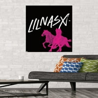 Lil nas - коне стенен плакат, 22.375 34