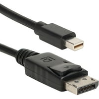 1-метър Mini Displayport to Displayport Ultrahd 4K черен кабел