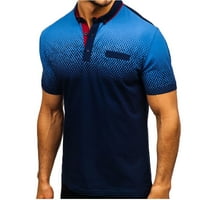 Мъжки Ризи Клирънс Мъже С Къс Ръкав Печат Изненадващ Пуловер Тениска Блуза