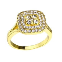 Frehsky пръстени пръстени за женски пръстени за кристал за жени златни пръстени