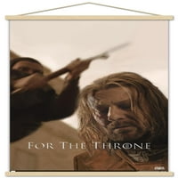 Game of Thrones - NED Stark Tall Poster с дървена магнитна рамка, 22.375 34