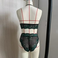 Юбатуо бельо за жени модни секси strapstwo-piece костюм солиден цвят безжичен сутиен секси бельо гащи