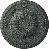 Екена мелница 5 8 од 3 4 П Амелия таван медальон, ръчно рисуван Атински зелен пращене