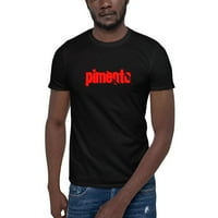 3xl Pimento Cali стил с къс ръкав памучна тениска от неопределени подаръци