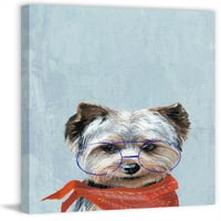 Мармонт хил дръзко куче живопис печат върху увито платно