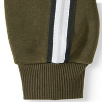 Една точка един пуловер качулка със странично залепване