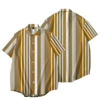 Хавайска Мъжка риза с къс ръкав, 3д принтирана риза, 8хл, стил-4