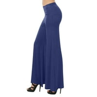 Flare Yoga Pants for Women Crossover High Alist Bootcut Botto Bottom Pant Fashion Trendy Bootleg Дълги широки тренировки за крака с джобове с джобове